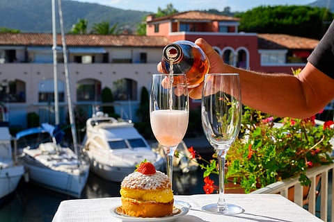 Nothing matches having a glass of French rose champagne, while soaking in the sun and views at the yacht harbour in Saint-Tropez